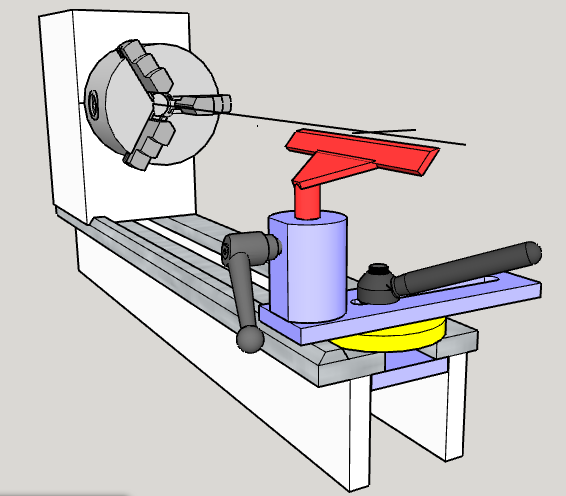 Record power lathe online tool rest