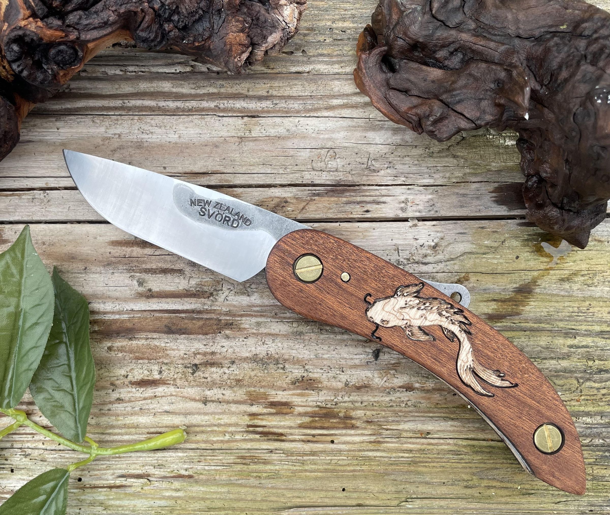Pocket Knife Handle (using Laser Cutter) and the Svörd Peasant Knife