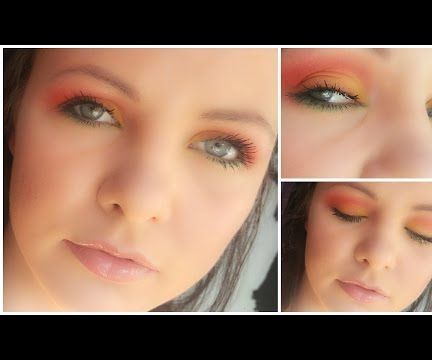 Colourful Fall Makeup Look
