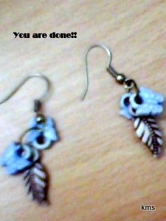 How to Make a Pair of Cute Earrings at Home in 5minutes!