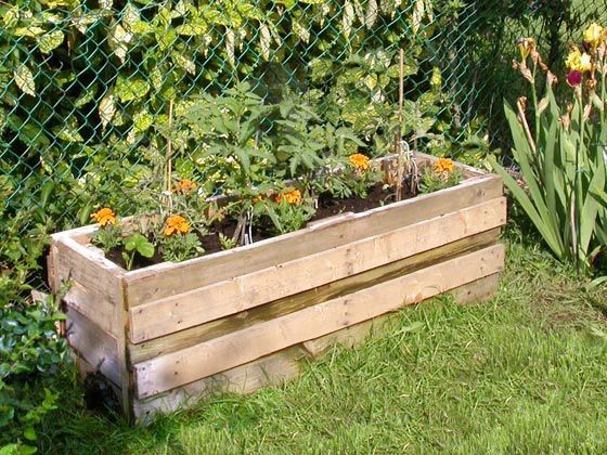 Maison Grenouille Et Chez Crapaud – Vegetable Planter Built From Reclaimed Pallets - Image 1