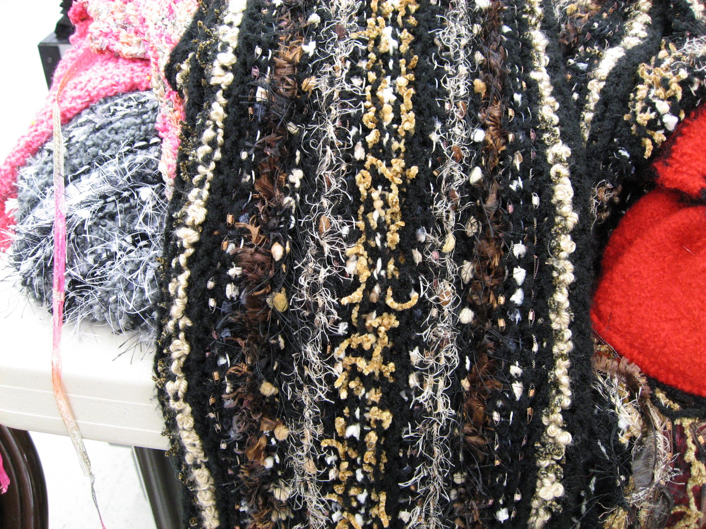 Multi-Yarn Knit Scarf