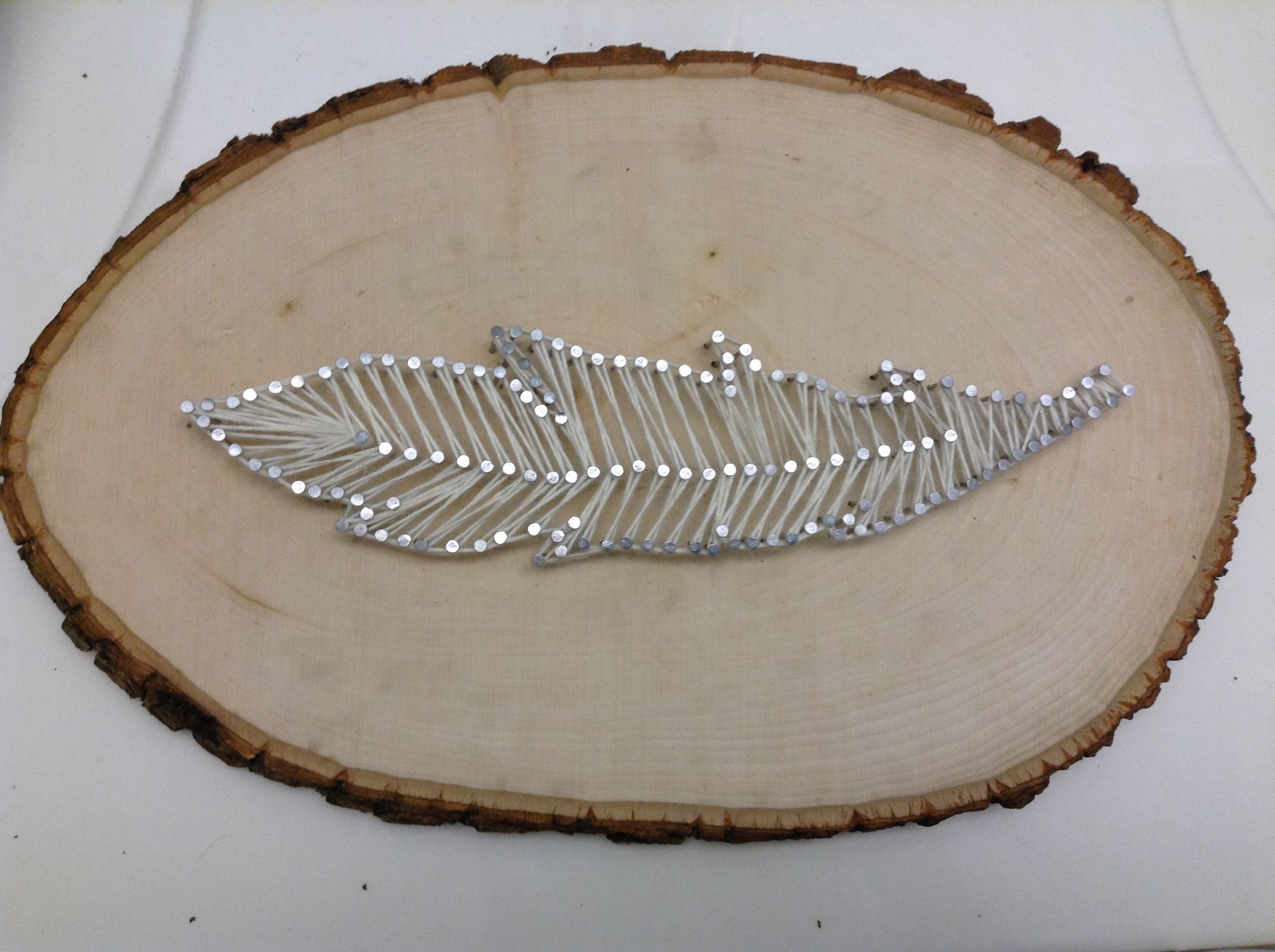 Feather String Art
