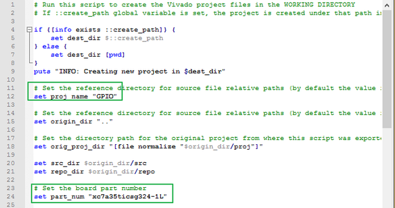 The Create_project Script