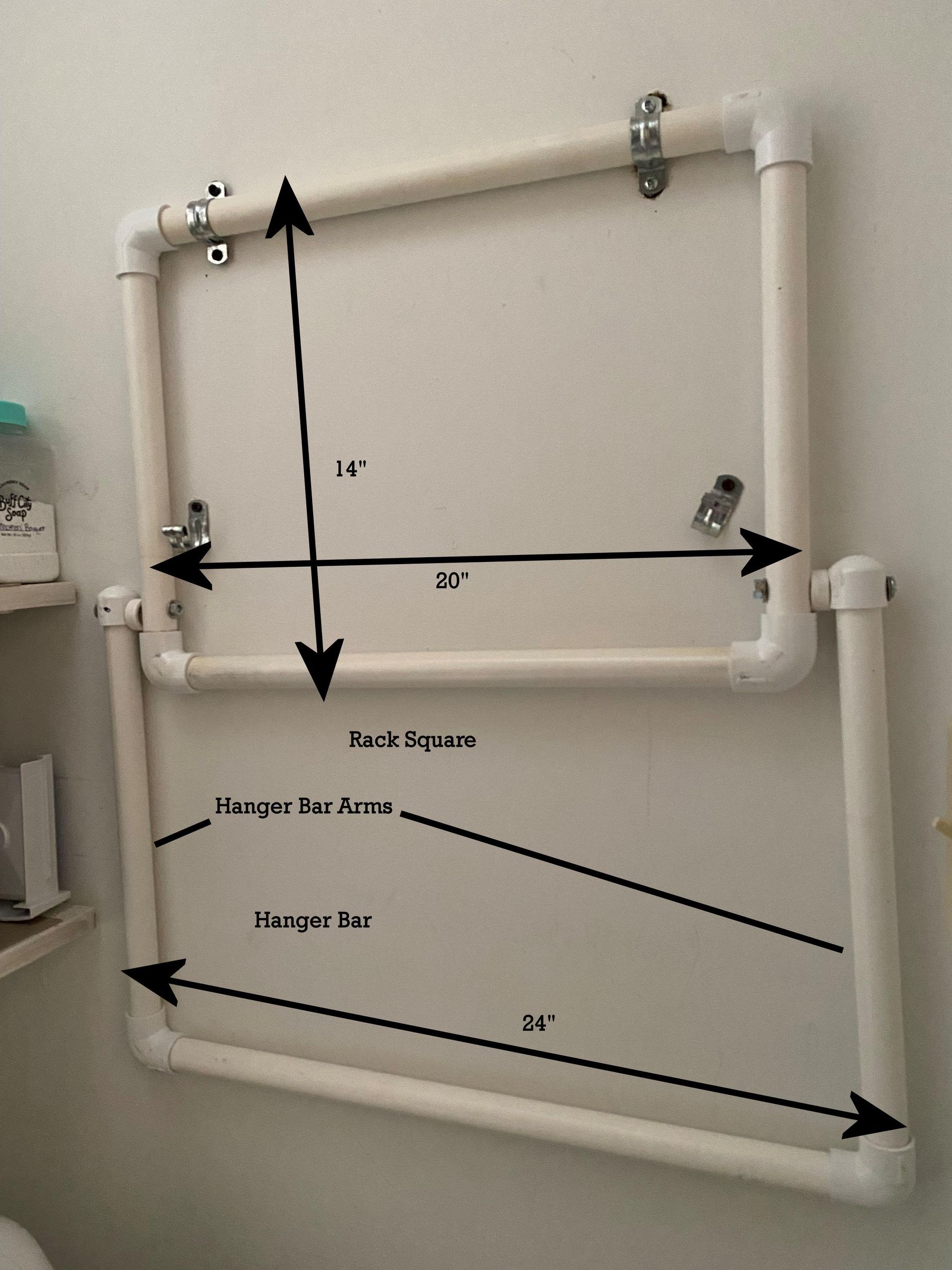 Custom Collapsible Clothes Hanging Rack : 7 Steps (with Pictures ...
