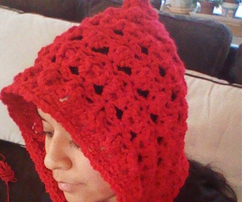 Red Riding Hood Hooded Scarf