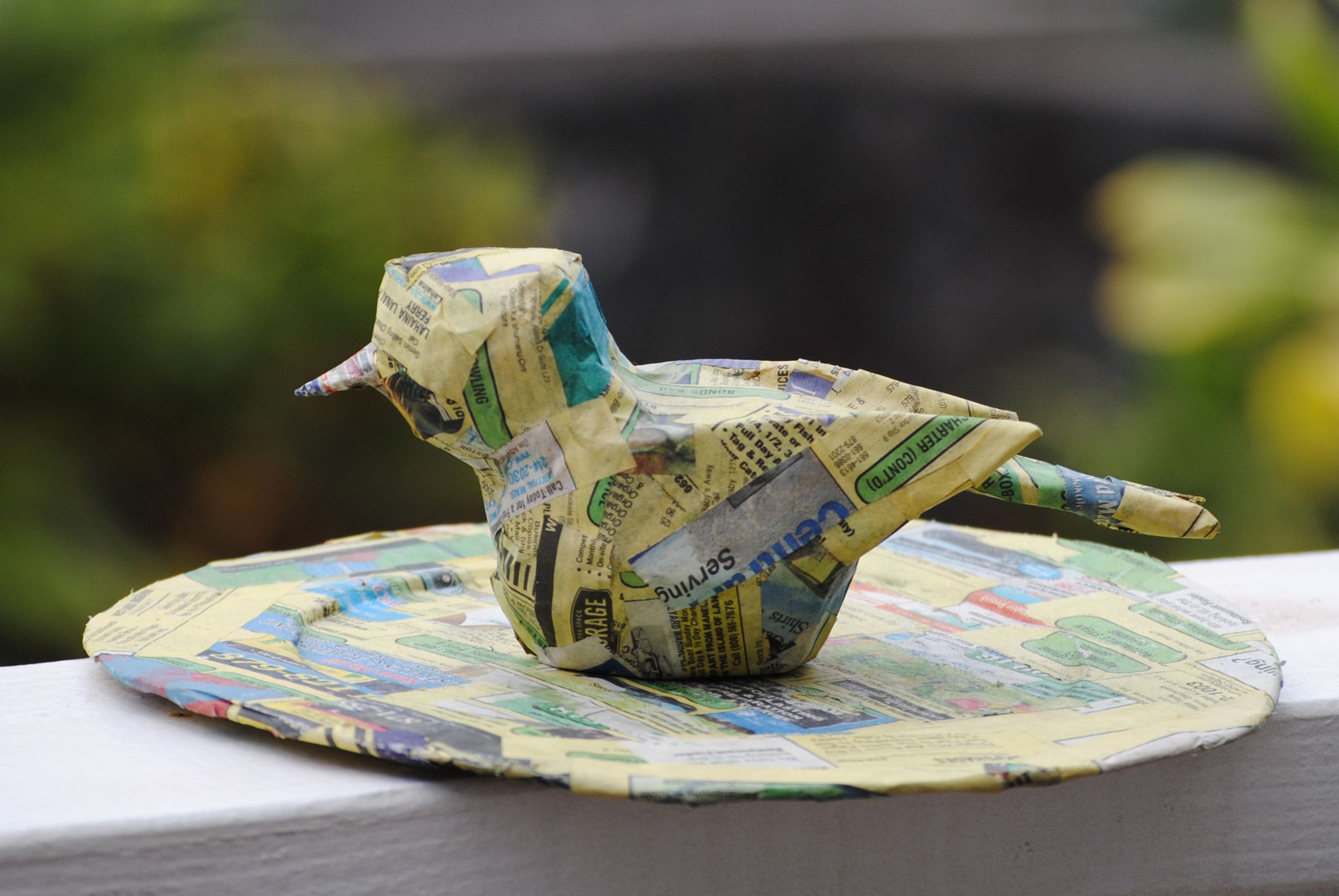 Paper Mache Bird Instructables