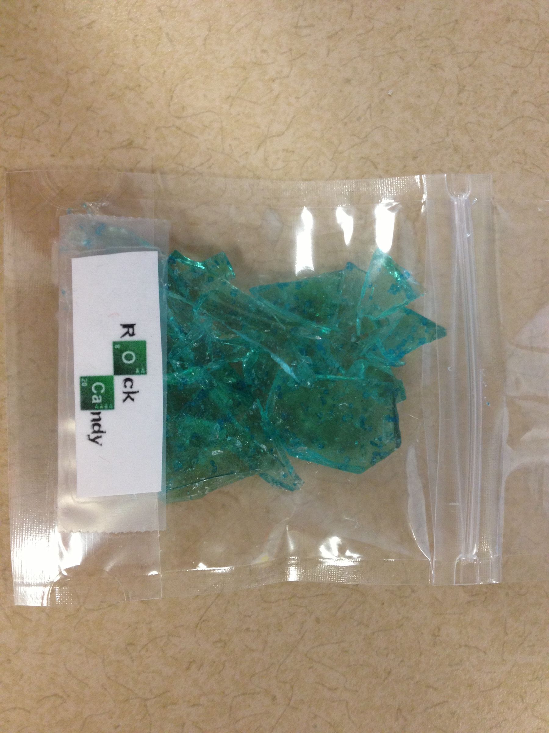 Heisenberg's Old Timey Blue Rock Candy