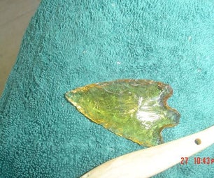 Knapping Glass Points