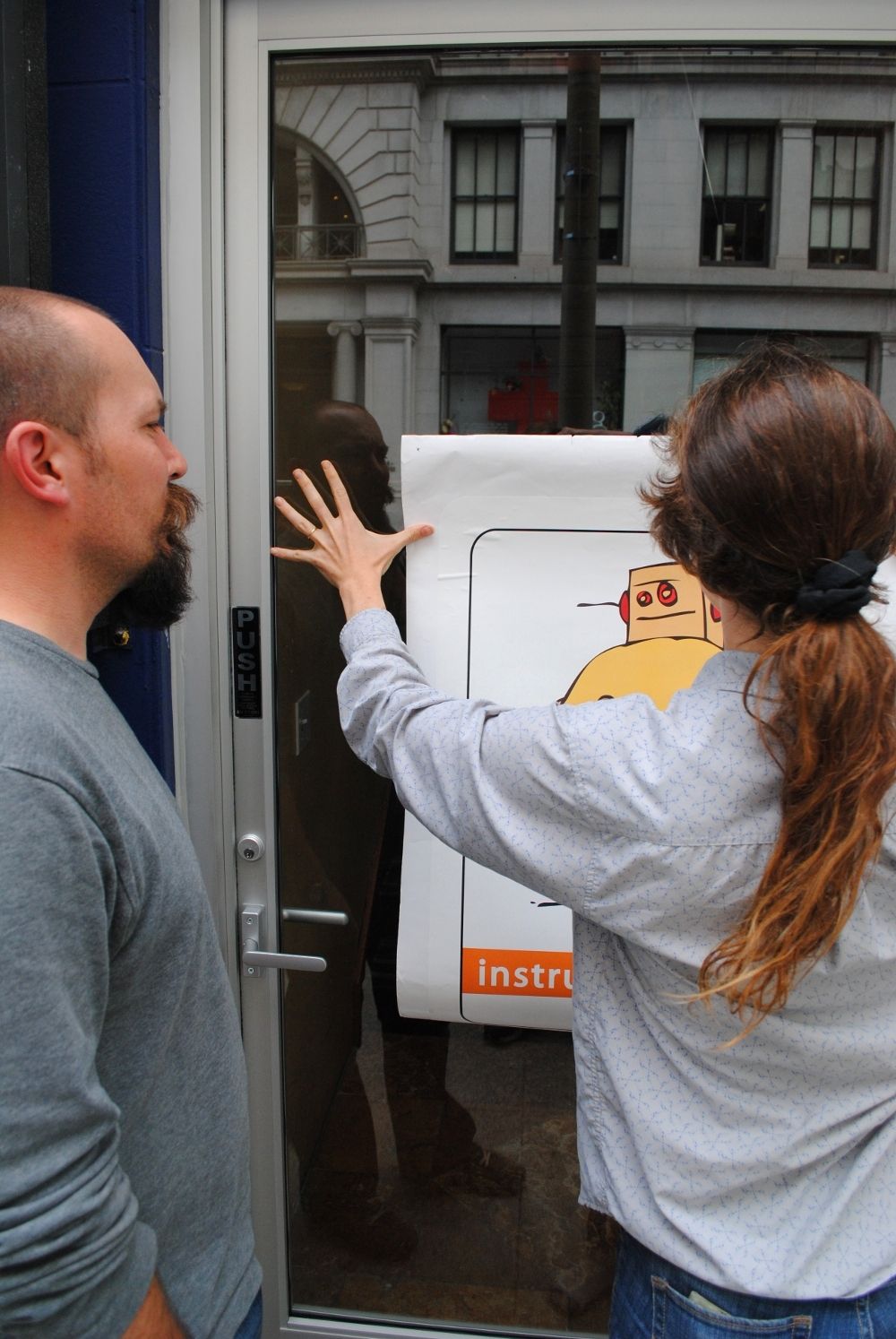 How to Put Up a Door Sticker : 6 Steps - Instructables