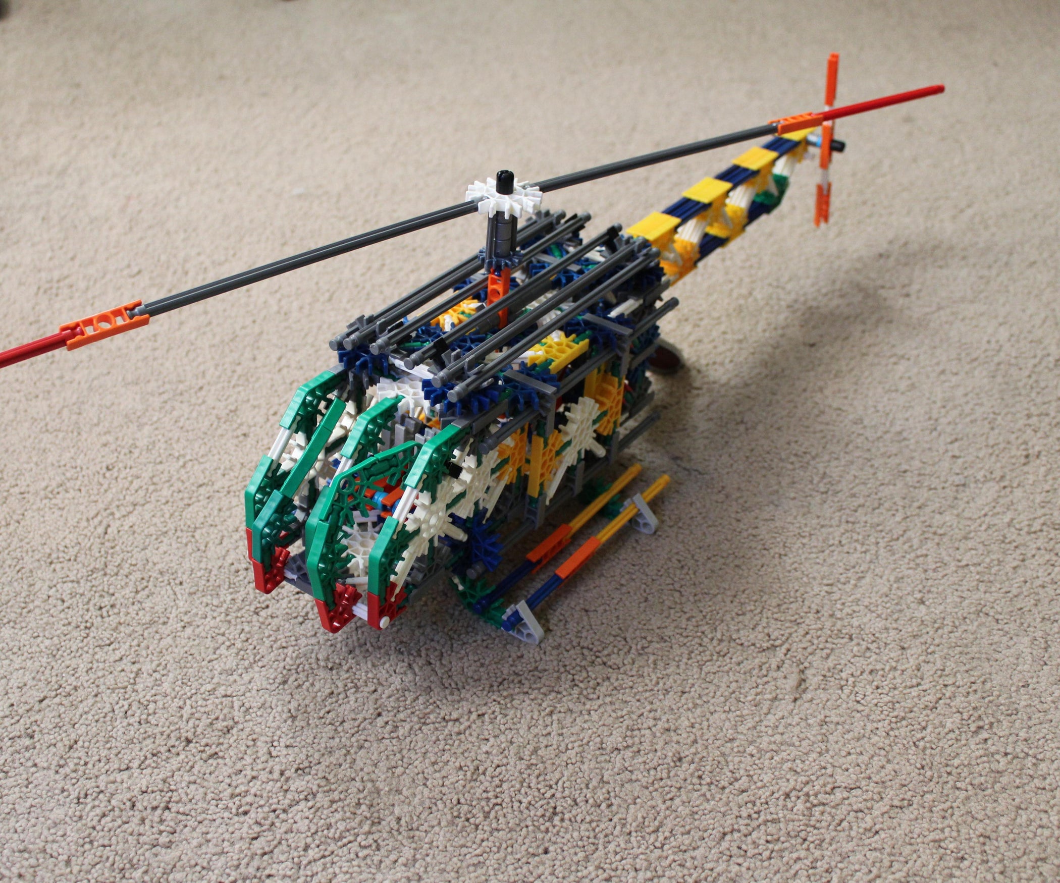 K'nex Helicopter 6 Steps Instructables