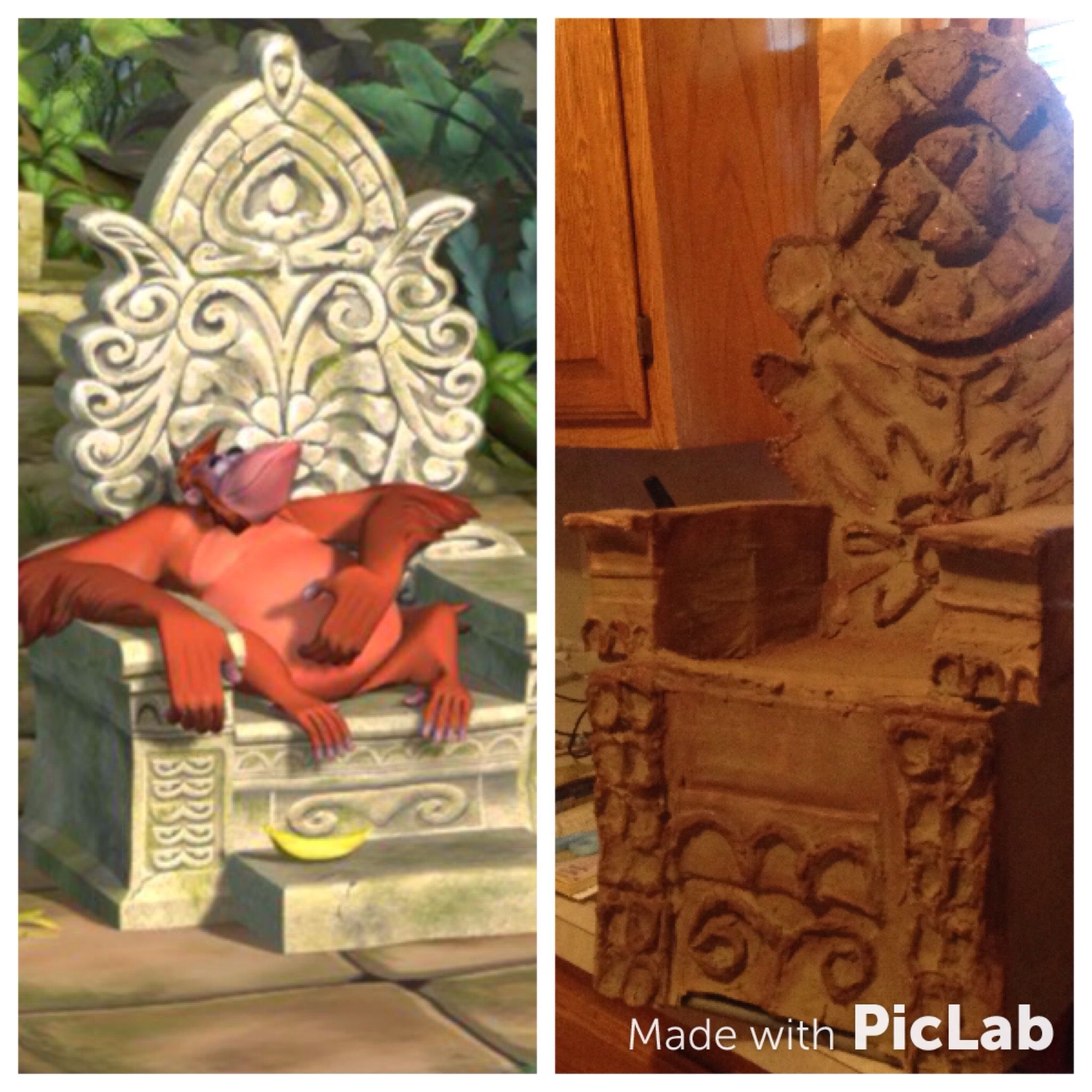 Inspired King Louie Temple Chair ( Jungle Book)