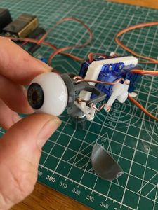 Assembling the Animatronic Eye