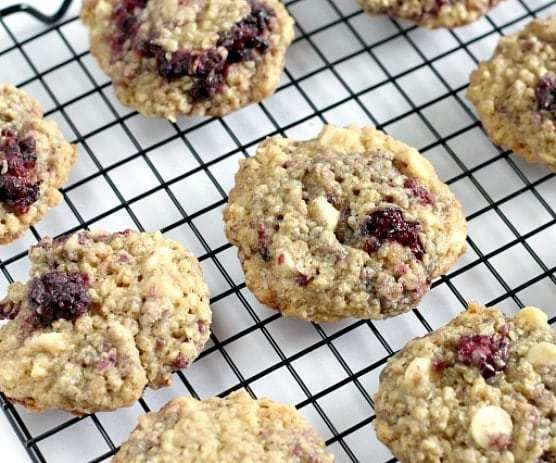 Blackberry Oatmeal Cookies