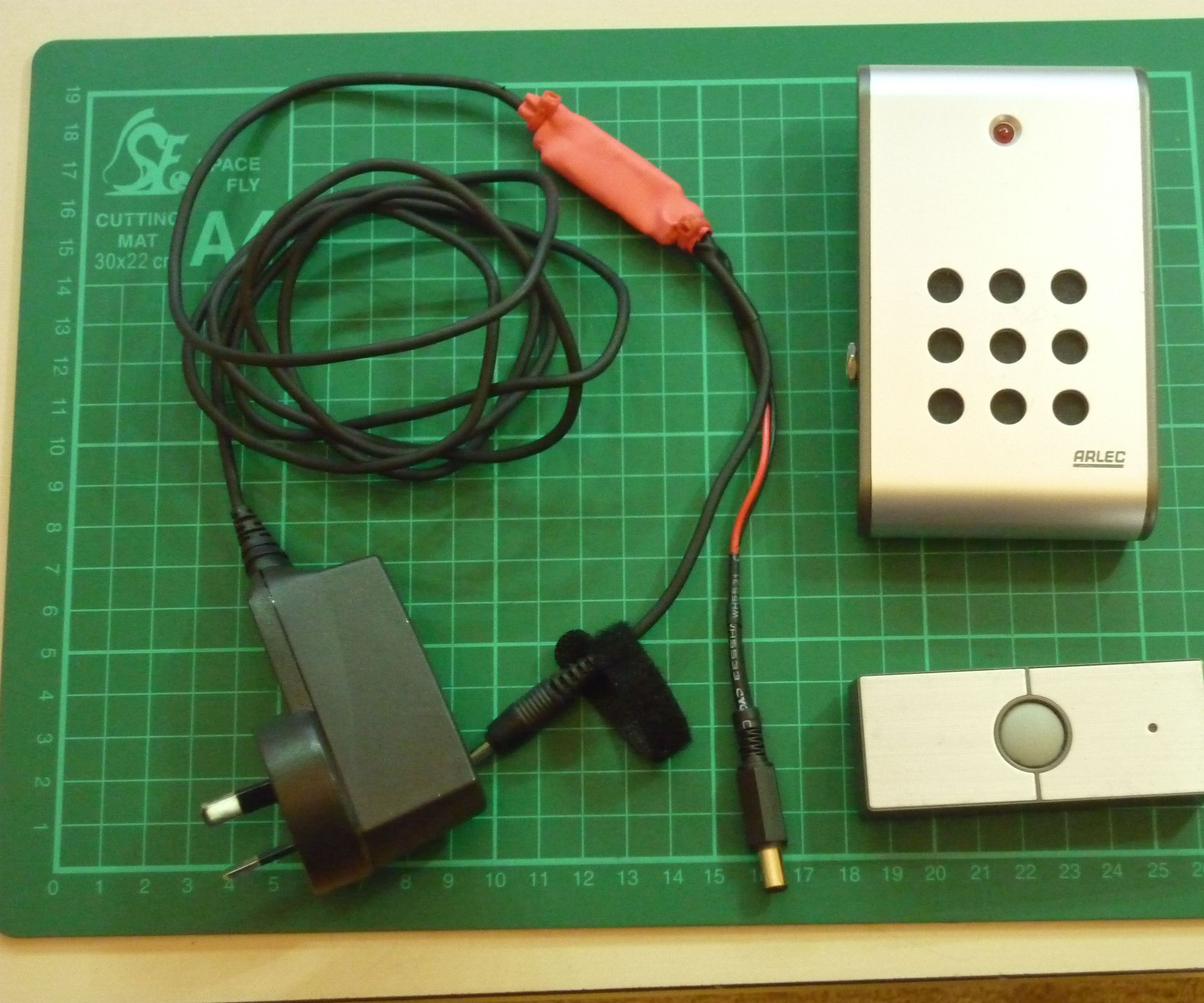 Adding Mains Adapter to Doorbell