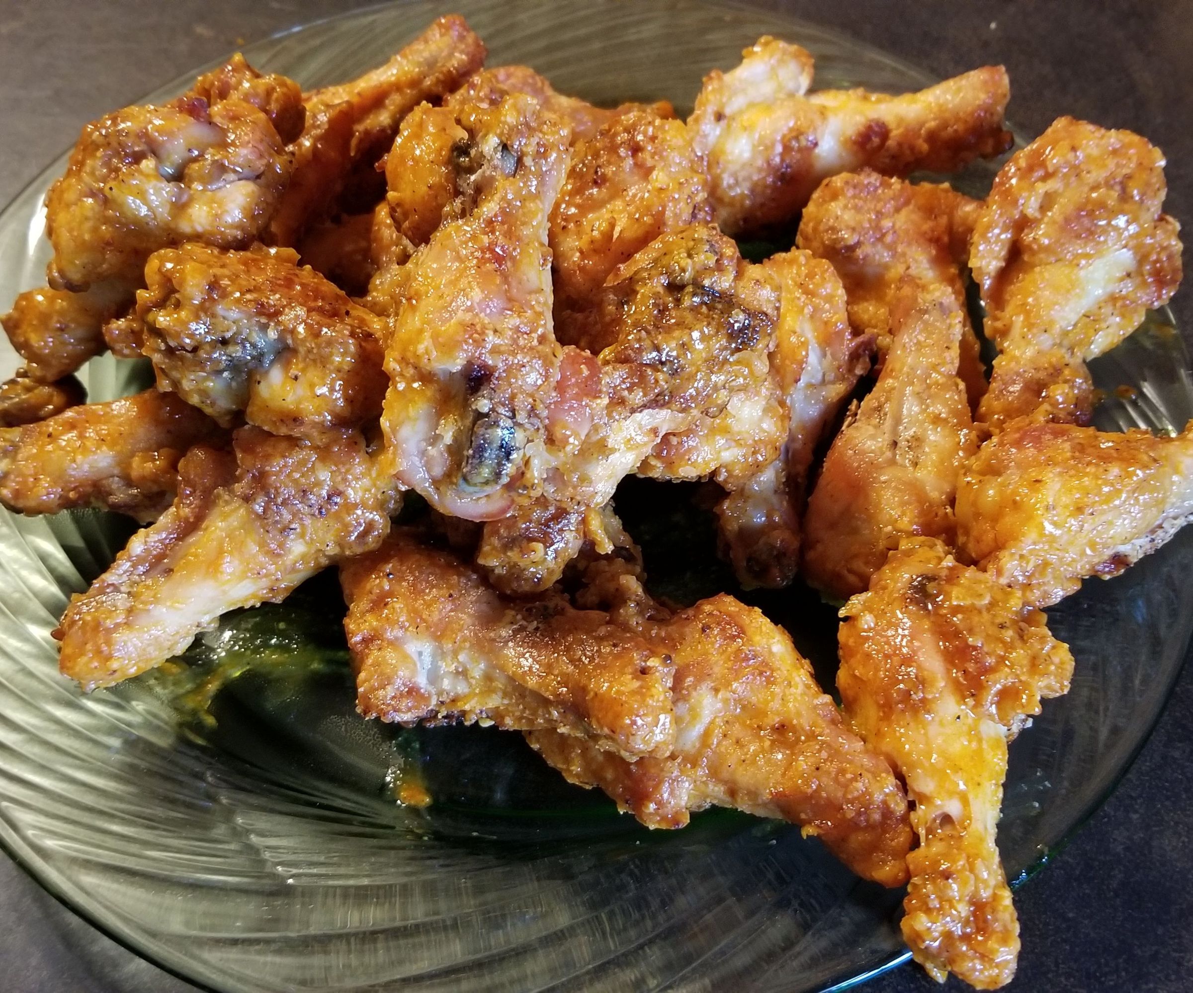Spicy Chicken Wings, Baked and Gluten Free