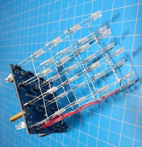 4x4x4 LED Cube: LED Assembly
