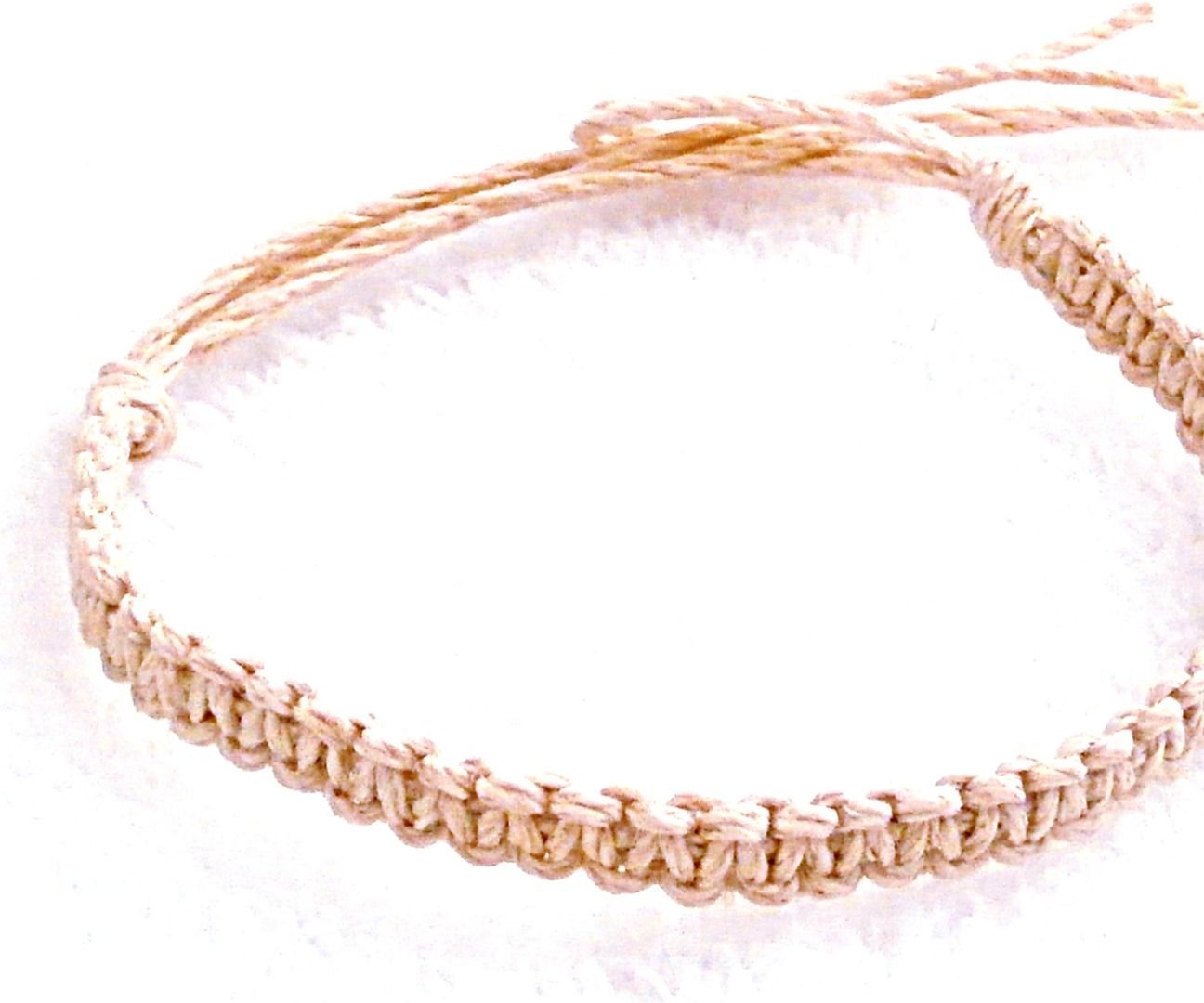 DIY How to Make a Basic Hemp Bracelet Step by Step
