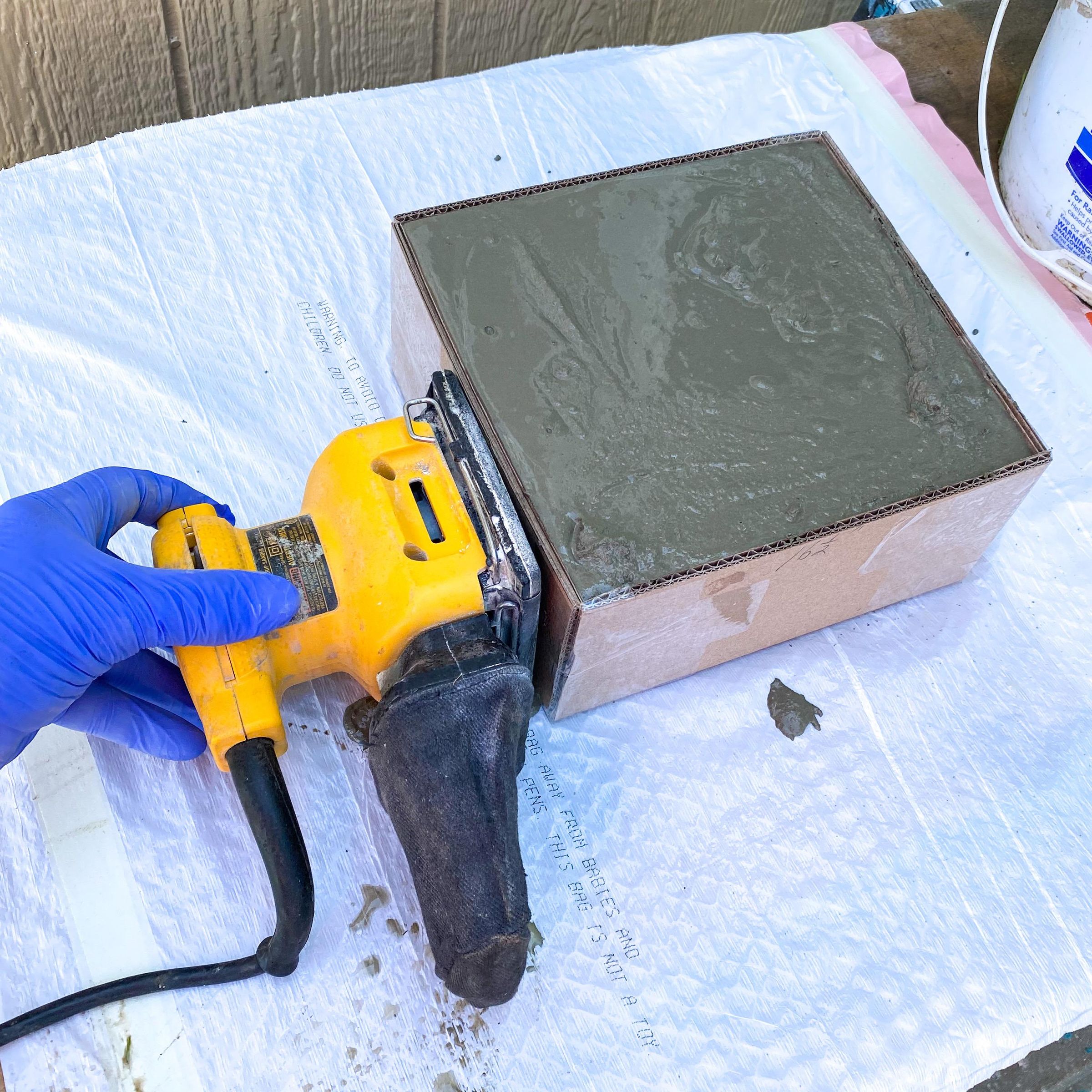 Cement Shadow Box Made Using PVC Pipe and Cardboard 6 Steps (with