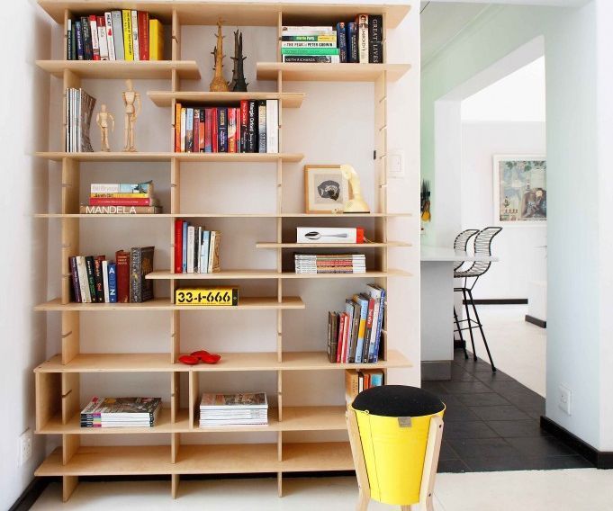 Slot Joint Adjustable Bookshelves