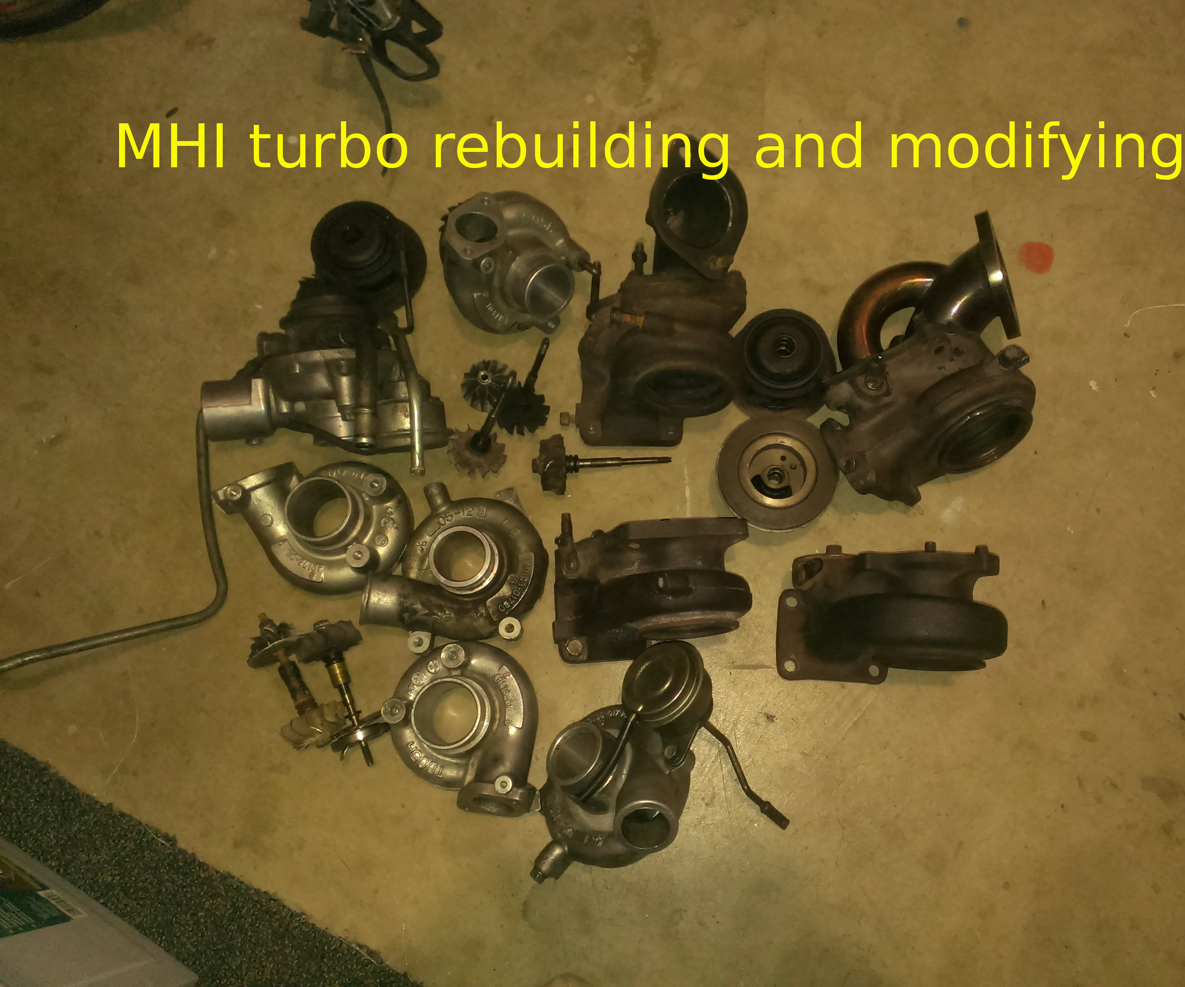 MHI Turbo Rebuilding and Modifications