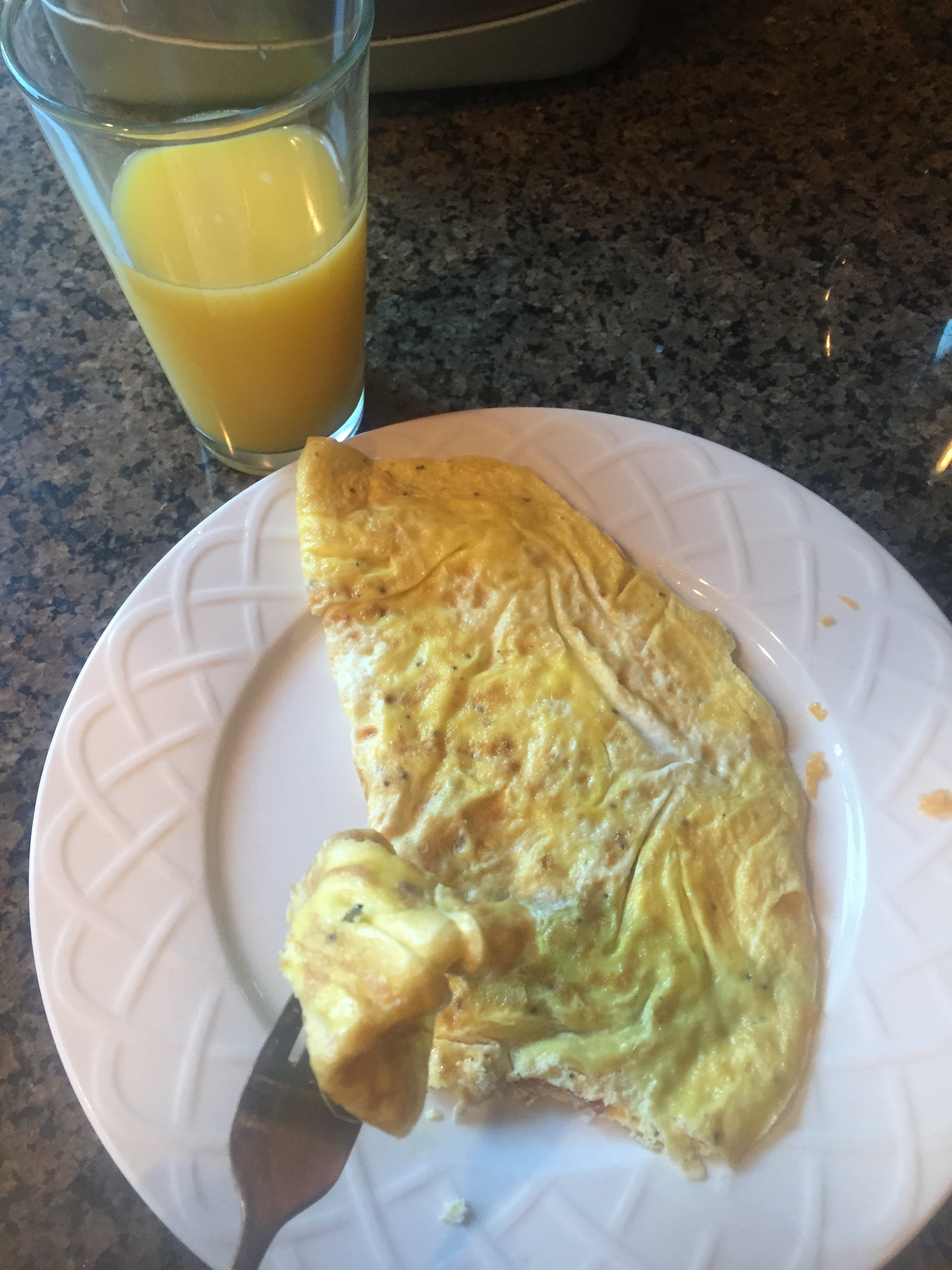 Cheese and Bacon Omelette