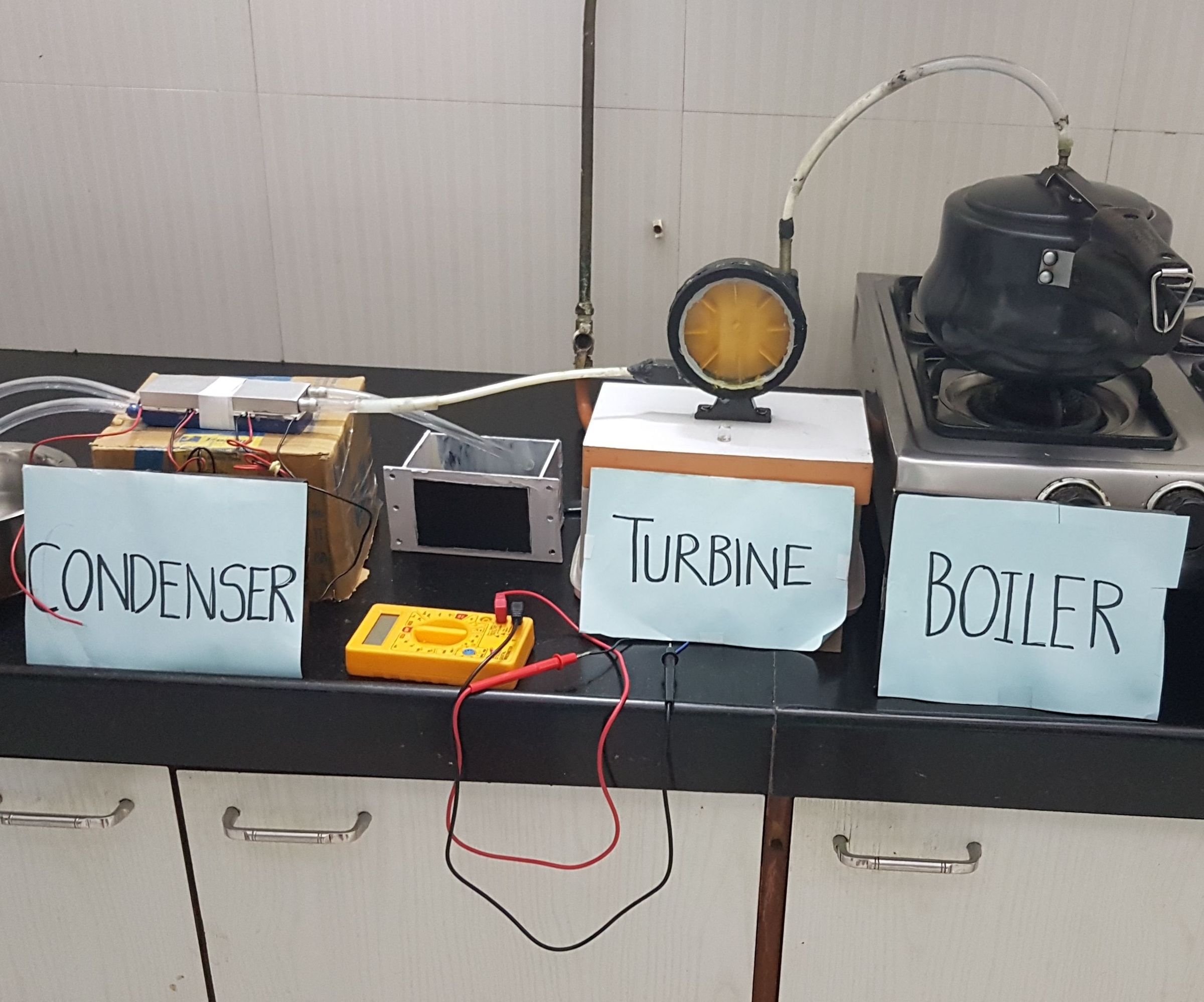 Model of Thermal Powerplant With Thermoelectric Condenser
