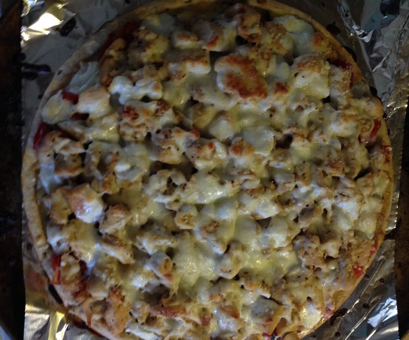 Protein-Packed Pizza - Chicken Margherita