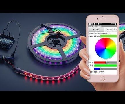Android Controlled RGB LED Strip Using Arduino