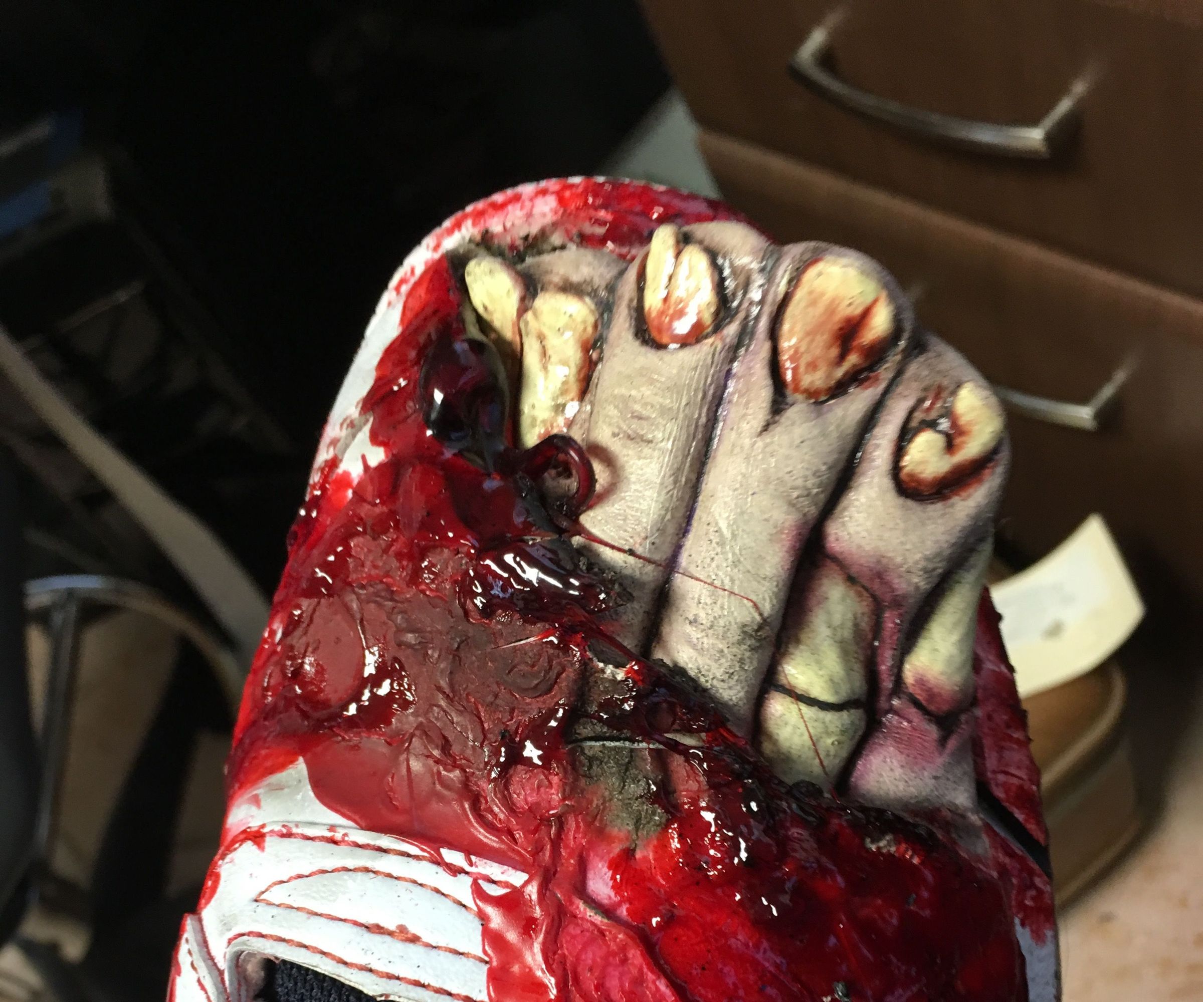 OOey Gooey Puke Worthy Zombie Shoes