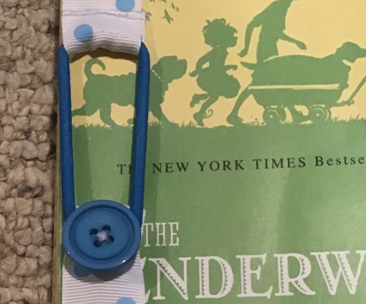 Simple DIY Ribbon Bookmark