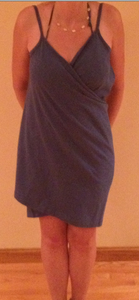 Step 6:  How to Put on the Wrap Dress