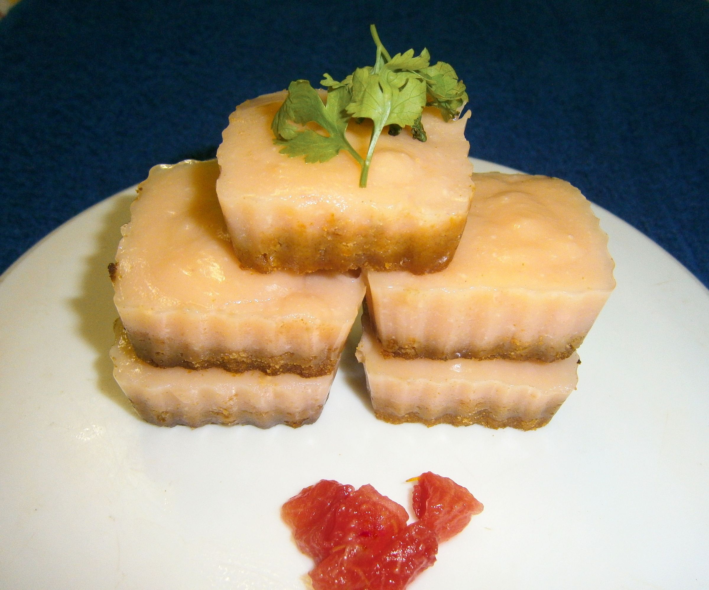 Watermelon Crunchy-Soft Dessert Squares