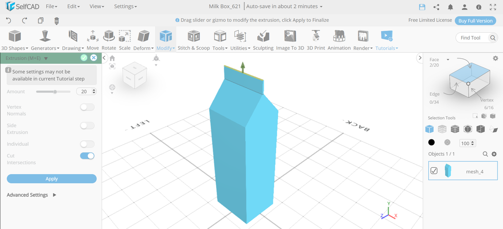 HOW TO CREATE a 3D MILK BOX USING 3D MODELLING SOFTWARE : 9 Steps ...