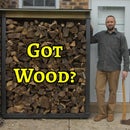 Welded Steel Firewood Rack (Holds 3/4 Face Cord)