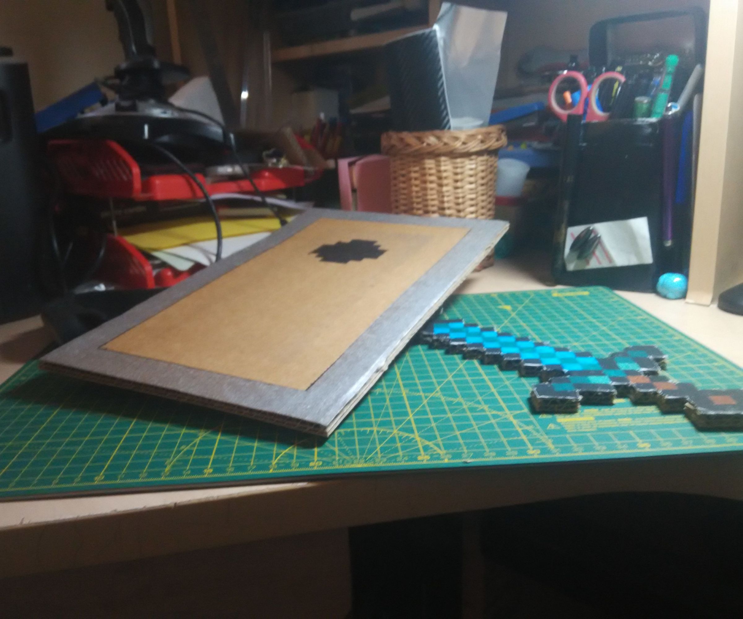 [DIY] Minecraft Shield and Sword