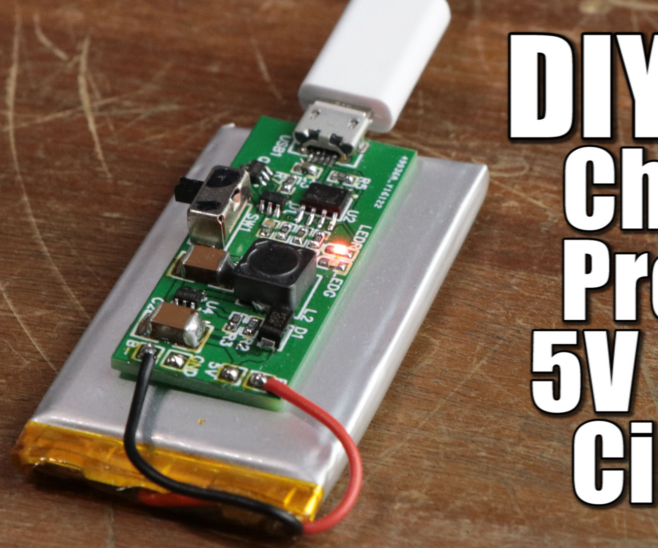 DIY LiPo Charge/Protect/5V Boost Circuit