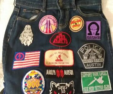 Jean Skirt Into Backpack