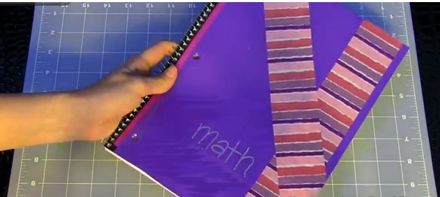 Personalized Notebook With Duct Tape