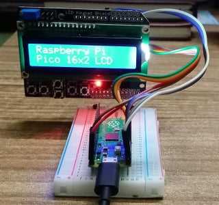Raspberry Pi Pico -- 16x2 LCD, 4Bit Mode Interface, BCD Counter : 9 ...