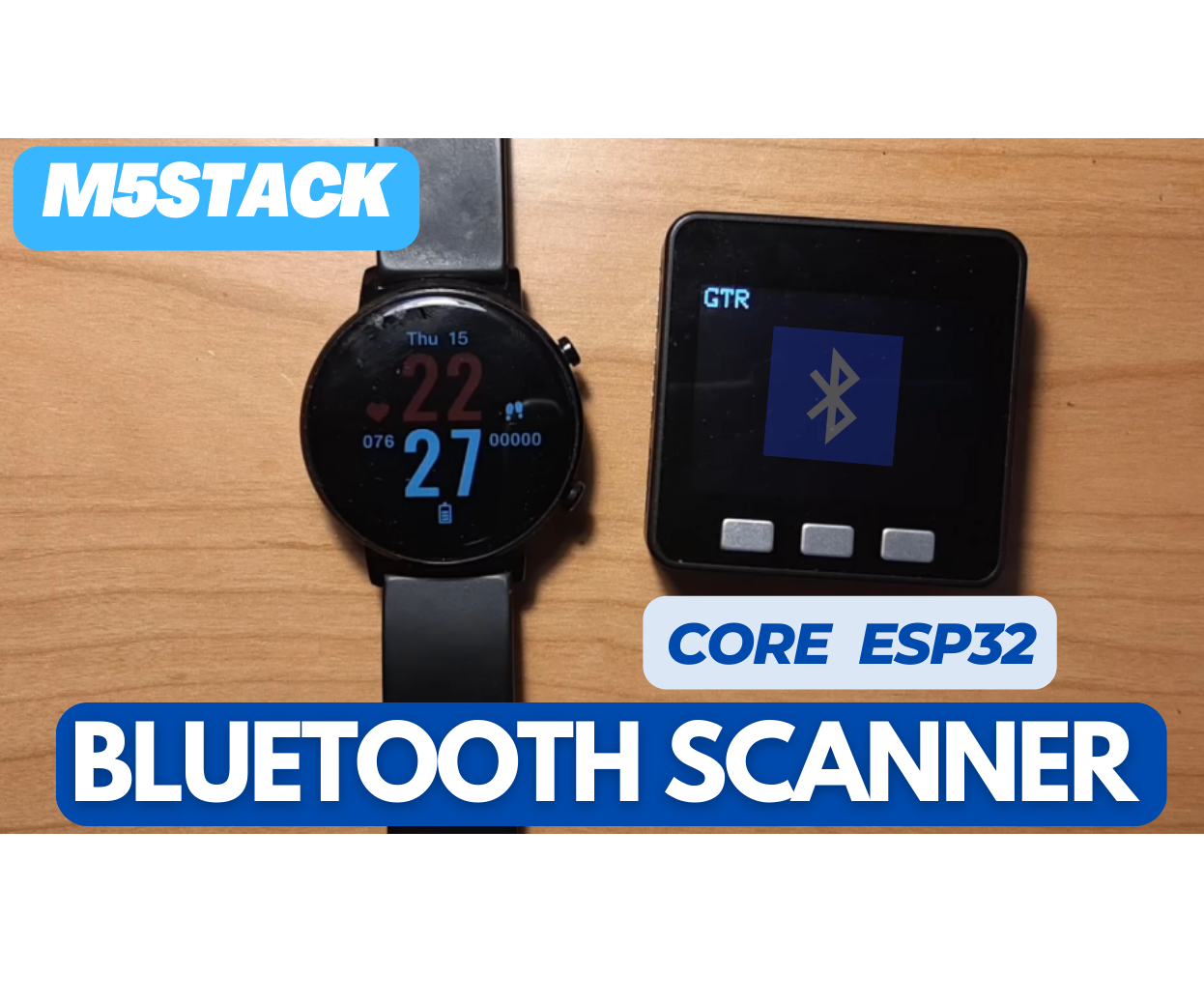 Nearby Bluetooth Devices Scanner M5Stack Core ESP32