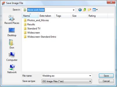 Adding an Extra Folder to the Final DVD Using Nero Express & UltraISO