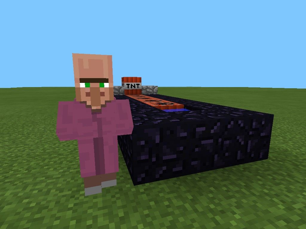 How to Make a Tnt Cannon in Minecraft Pe