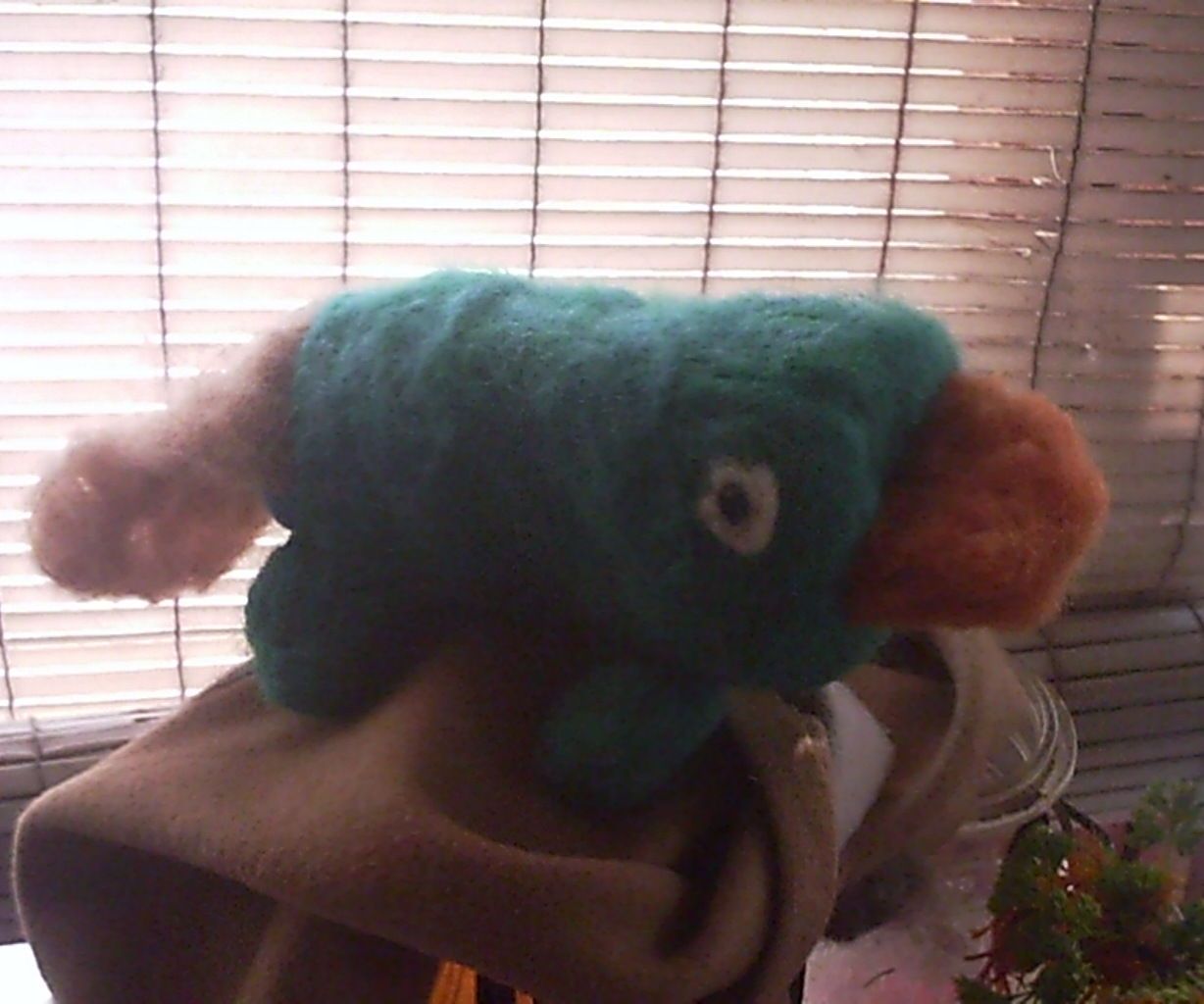 Needle Felted Perry the Platypus