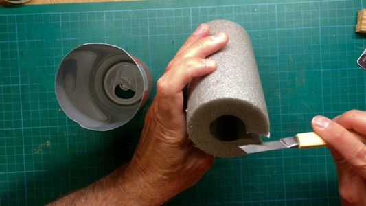 Reinforcement of Soda Can for Cutting (Method 2)