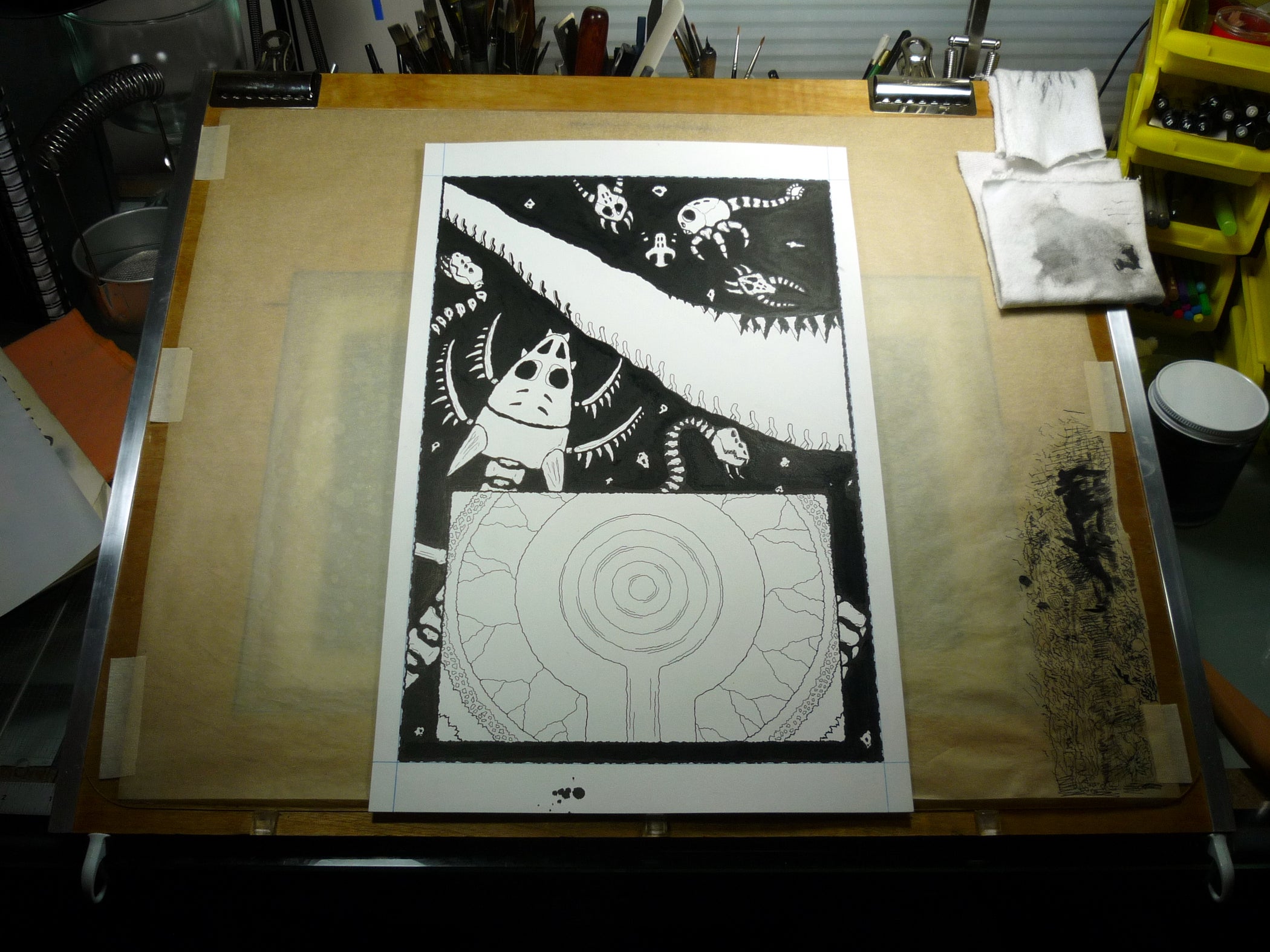 Light Table/drawing Board 4 Steps Instructables