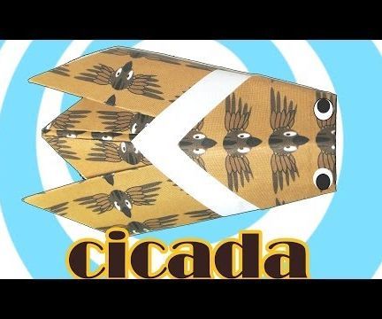 Origami Cicada