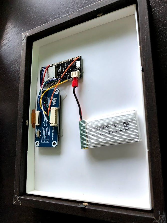 E-Ink Family Calendar Using ESP32 : 5 Steps (with Pictures) - Instructables