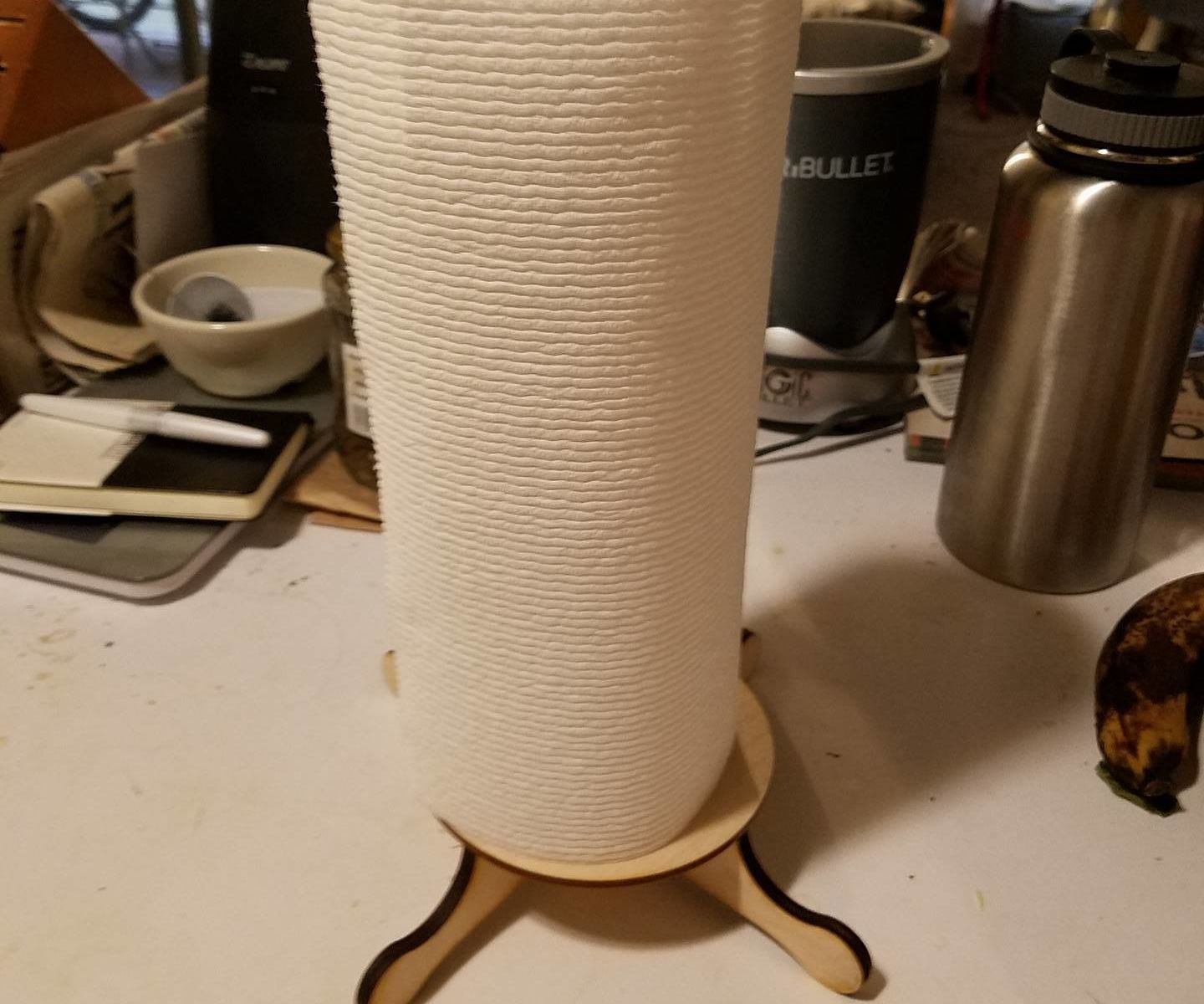 Laser Cut Paper Towel Holder