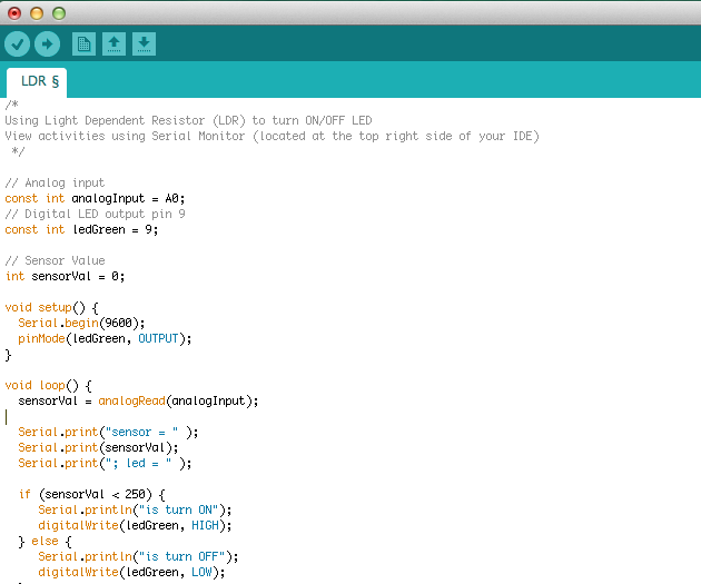 Fade LED Using Light Dependent Resistor